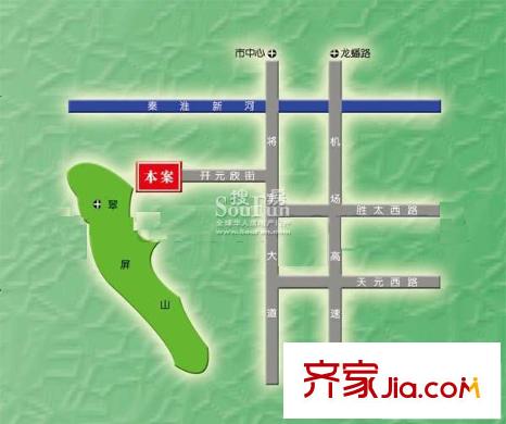 嘉瑞山莊交通圖