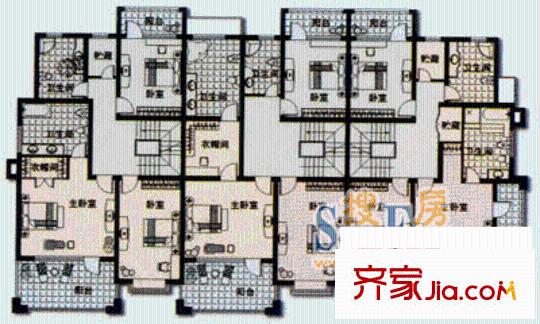 東湖麗島別墅戶型圖東湖麗島 3室2廳1衛(wèi)1廚