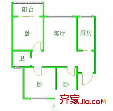 淳東花園戶型圖戶型圖 2室 