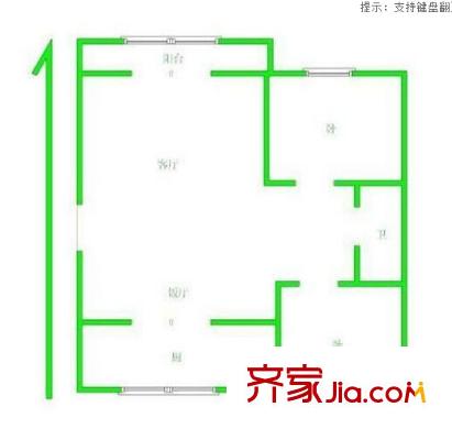淳東花園戶型圖戶型圖 2室 