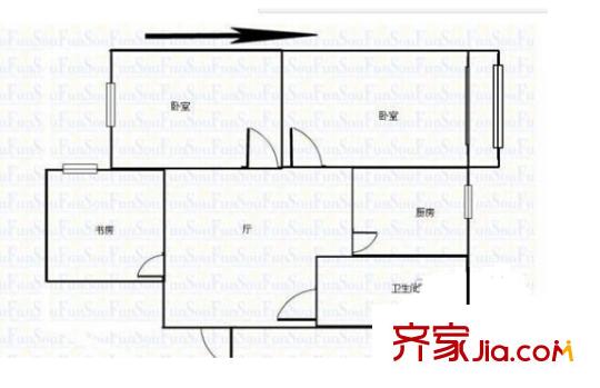 安和家園戶型圖戶型圖 2室 
