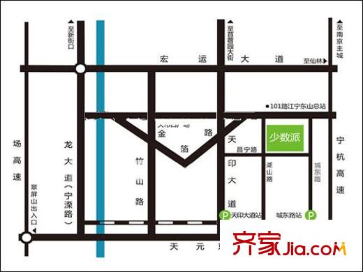 少數(shù)派交通圖