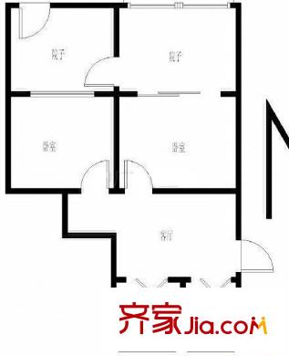 南湖邊小區(qū)戶型圖戶型圖 3室 3室1廳1衛(wèi)1廚