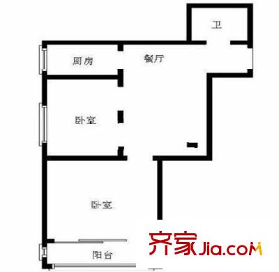 武學(xué)園戶型圖戶型圖2室 2室1廳1衛(wèi)1廚