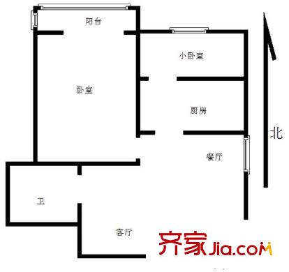 羅馬假日戶型圖戶型圖 1室 1室1廳1衛(wèi)1廚