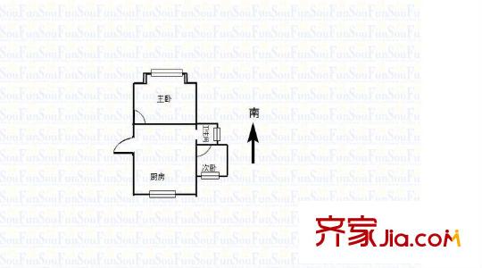 晏公廟西村戶型圖戶型圖2室 2室1廳1衛(wèi)1廚