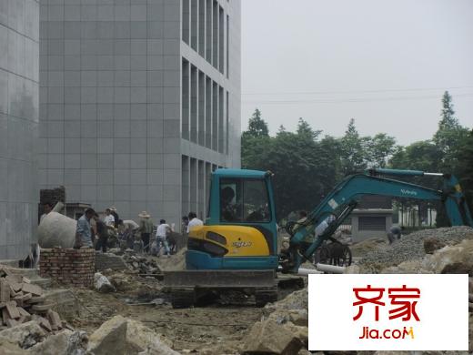 誠(chéng)基百家湖小公館實(shí)景圖項(xiàng)目施工工地實(shí)景(2012.5.23)