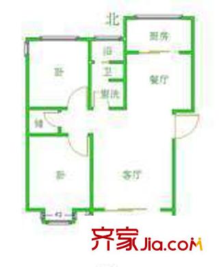 湖東音樂苑戶型圖戶型圖2室 2室1廳1衛(wèi)1廚