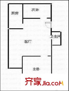 茶亭村戶型圖戶型圖2室 2室1廳1衛(wèi)1廚
