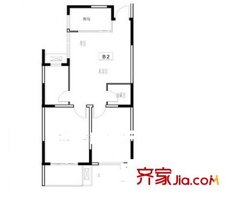鐘鼎雅居戶型圖戶型圖 2室 