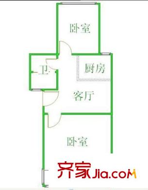 三九五九巷小區(qū)戶型圖戶型圖2室 2室1廳1衛(wèi)1廚