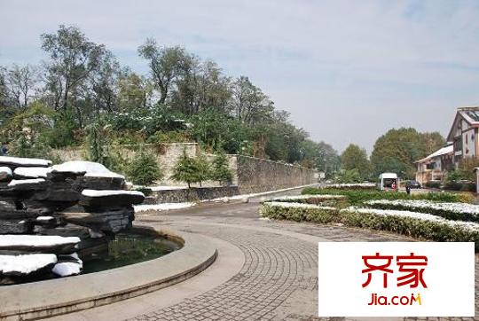 金基月亮灣外景圖月牙湖公園雪景