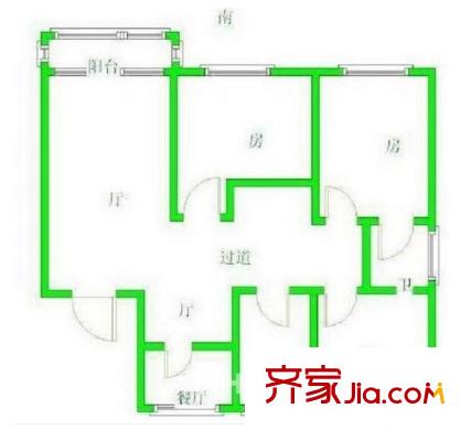 永欣新寓戶型圖戶型圖 3室 