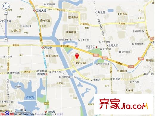 上海明珠花園交通圖