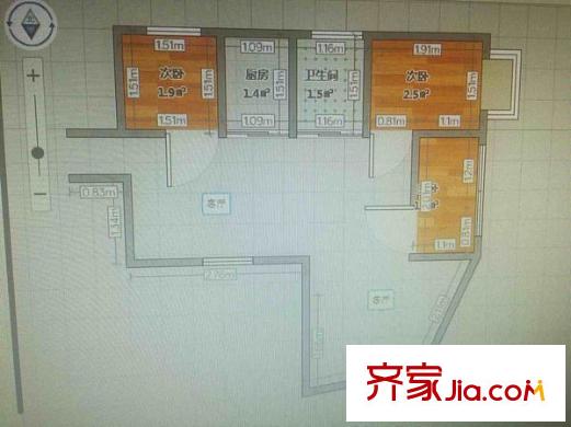 鶯歌苑戶型圖戶型圖 3室 3室2廳1衛(wèi)1廚
