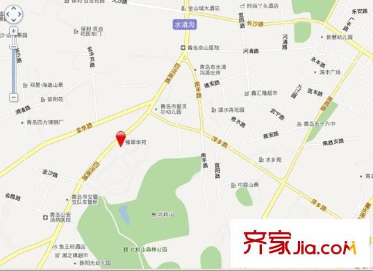 雍翠華苑交通圖