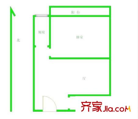 螞蟻工坊戶型圖戶型圖 1室 1室1廳1衛(wèi)1廚