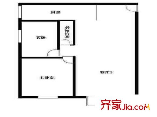 養(yǎng)龍山莊戶型圖戶型圖 2室 2室1廳1衛(wèi)1廚