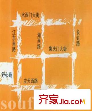 舒心苑交通圖