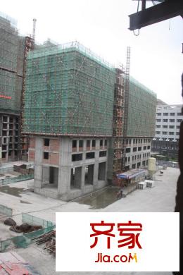 千花溪外景圖3號(hào)樓施工（2012.04）