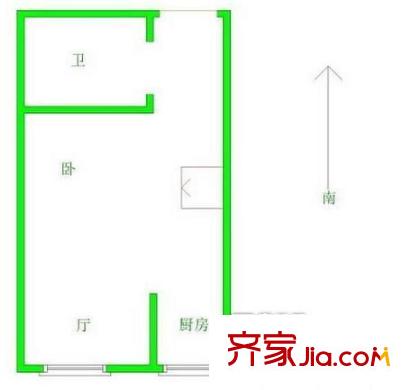 蘋果都市戶型圖戶型圖1室 1室1廳1衛(wèi)1廚