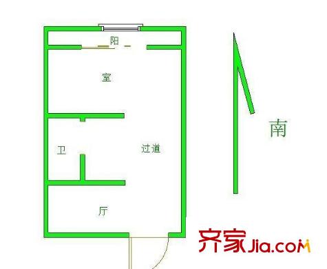 黃鸝新村戶型圖戶型圖1室 1室1廳1衛(wèi)1廚