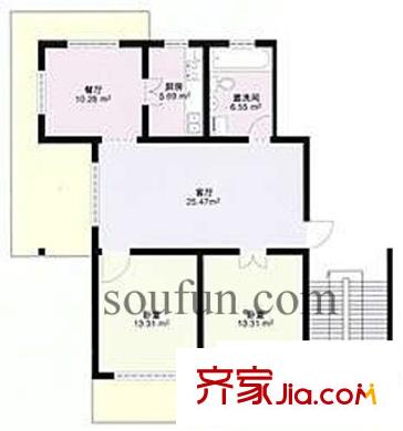 碧水華庭戶型圖戶型圖 2室 2室1廳1衛(wèi)1廚