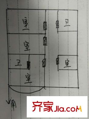 天水雅居戶型圖戶型圖 5室 5室2廳3衛(wèi)1廚