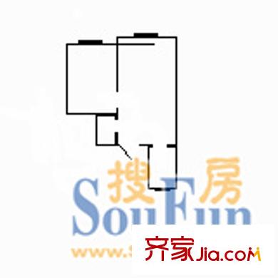 紫荊苑 2室 戶型圖