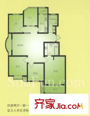 怡水嘉園戶(hù)型圖戶(hù)型圖 4室 4室2廳2衛(wèi)1廚