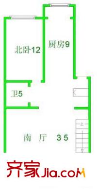 紫荊苑 2室1廳 61平