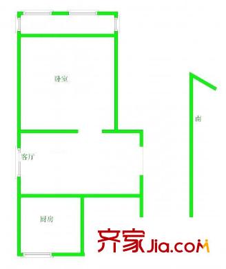 御道街小區(qū)戶型圖戶型圖 1室 1室1廳1衛(wèi)1廚