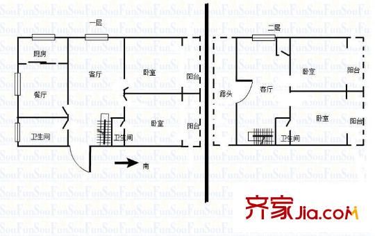 正泰花苑戶型圖戶型圖 4室 4室2廳3衛(wèi)1廚