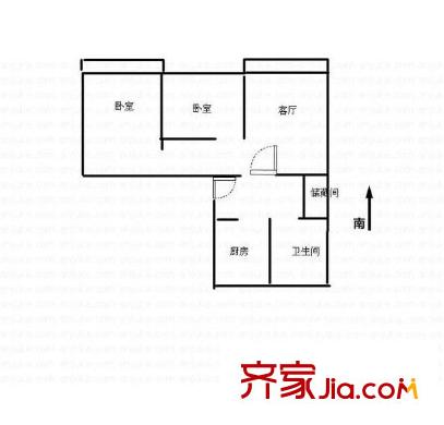 南秀村戶(hù)型圖 戶(hù)型圖 3室 3室1廳1衛(wèi)1廚