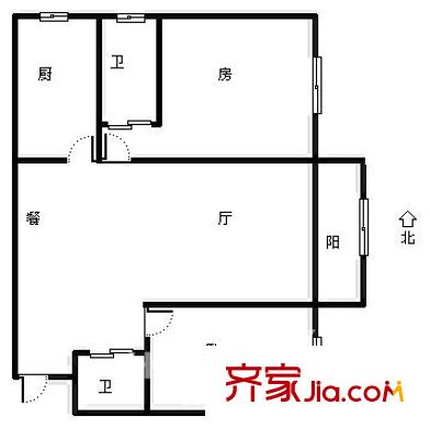 東方名苑戶型圖戶型圖2室 2室2廳2衛(wèi)1廚