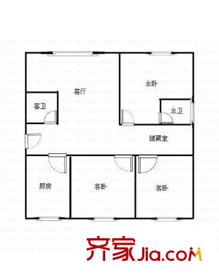 南苑思園戶型圖 戶型圖 3室 3室2廳2衛(wèi)1廚