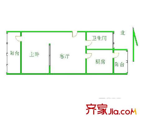 南苑思園戶型圖戶型圖 1室 1室1廳1衛(wèi)1廚