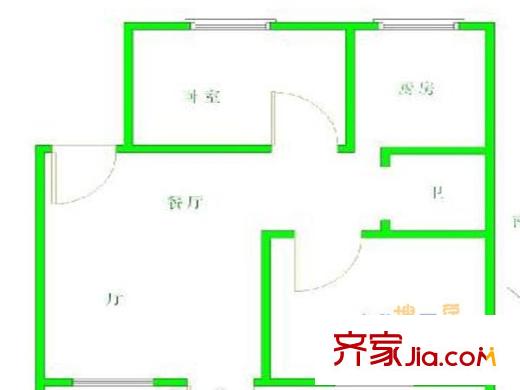 中南園戶型圖戶型圖 2室 2室1廳1衛(wèi)