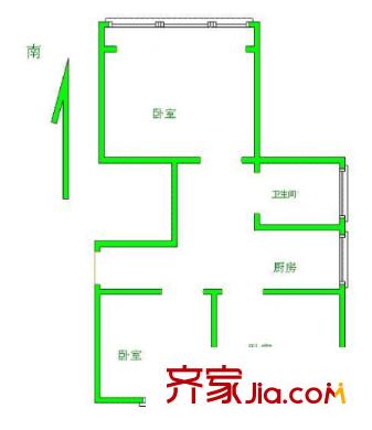 劍閣路小區(qū)戶型圖戶型圖 4室 4室1廳1衛(wèi)1廚