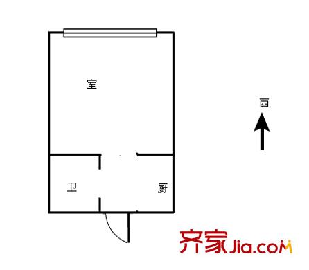 麗晶國際戶型圖戶型圖 1室 1室1廳1衛(wèi)1廚