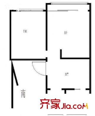 沿河一村戶型圖戶型圖2室 2室1廳1衛(wèi)