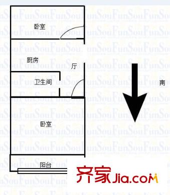 青石村戶(hù)型圖戶(hù)型圖2室 2室1廳1衛(wèi)1廚