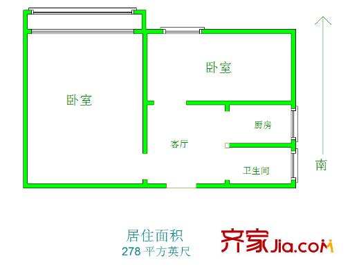 西流灣小區(qū)戶(hù)型圖戶(hù)型圖 2室 2室1廳1衛(wèi)1廚