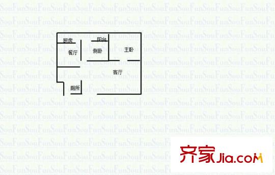 湖西街小區(qū)戶型圖戶型圖2室 2室2廳1衛(wèi)1廚