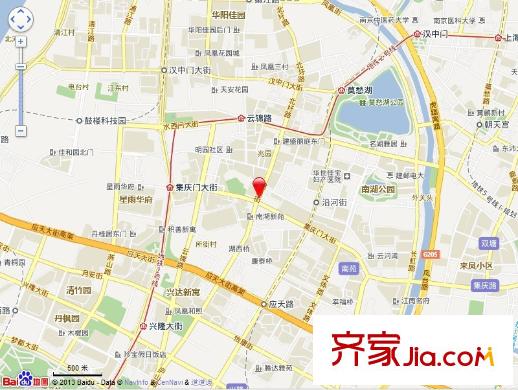 湖西街小區(qū)交通圖