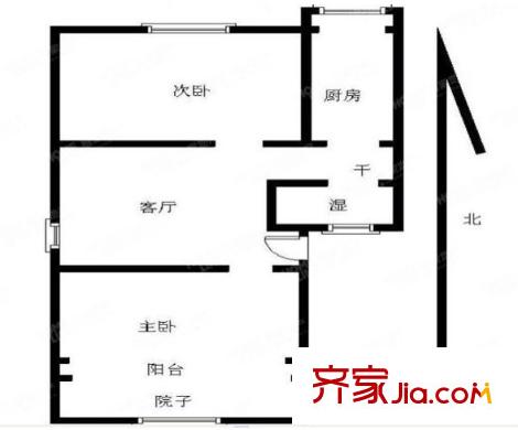 金穗花園戶型圖戶型圖2室 2室1廳1衛(wèi)1廚