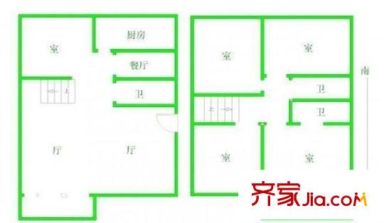 廣匯花園戶型圖戶型圖 4室 4室3廳2衛(wèi)1廚