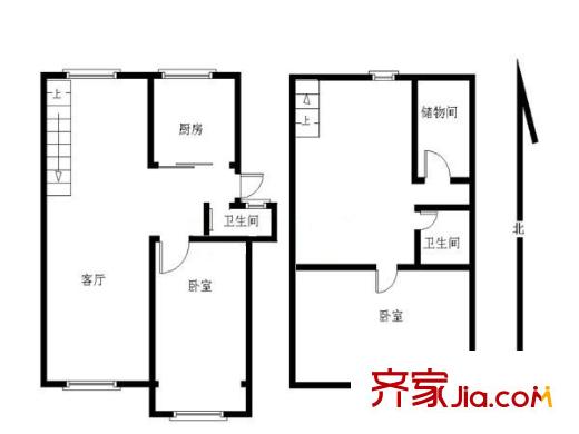 新百花園戶型圖戶型圖 3室 3室2廳2衛(wèi)1廚