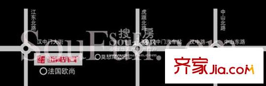 西祠胡同交通圖