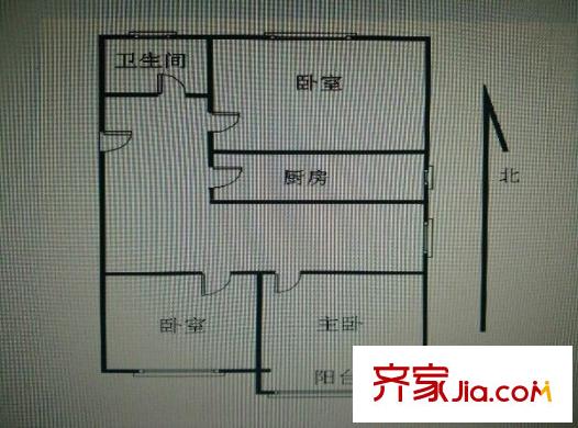 寧工一村戶型圖 戶型圖 3室 3室1廳1衛(wèi)1廚